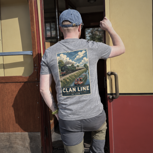 Clan Line Steam Train T-shirt