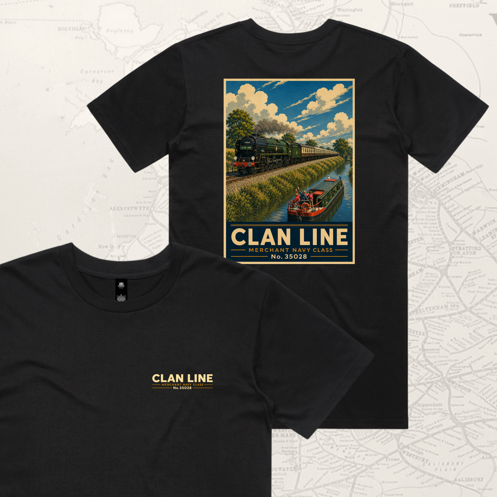 Clan Line Steam Train T-shirt
