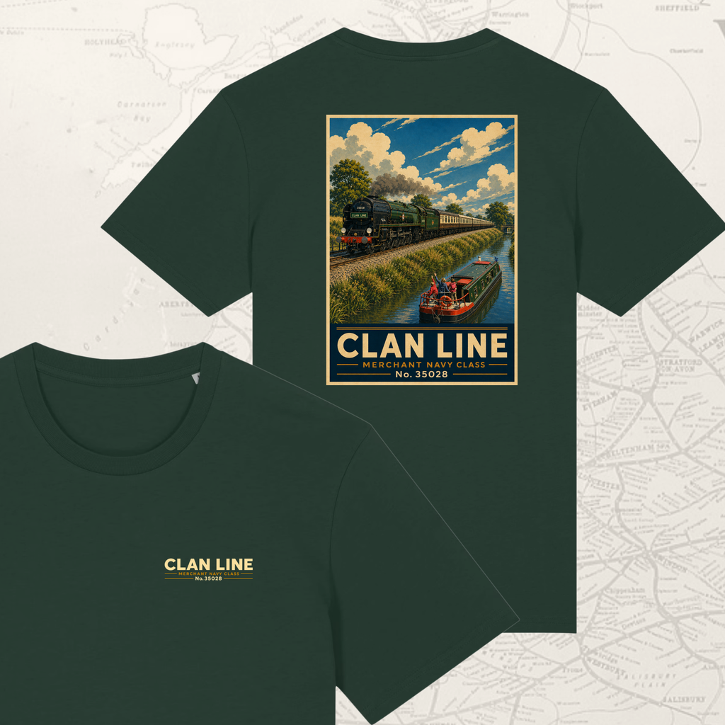 Clan Line Steam Train T-shirt
