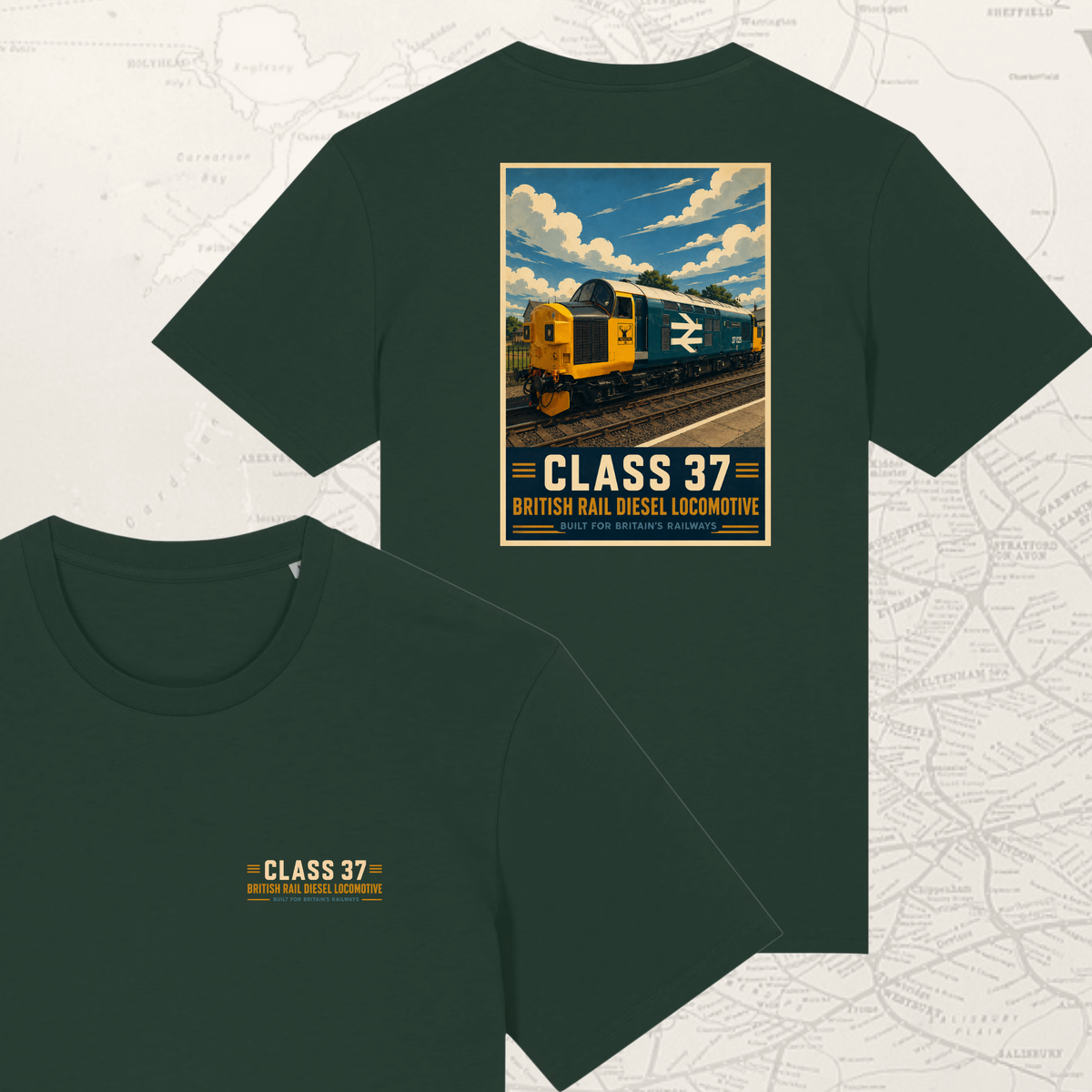 Class 37 Diesel Train T-shirt