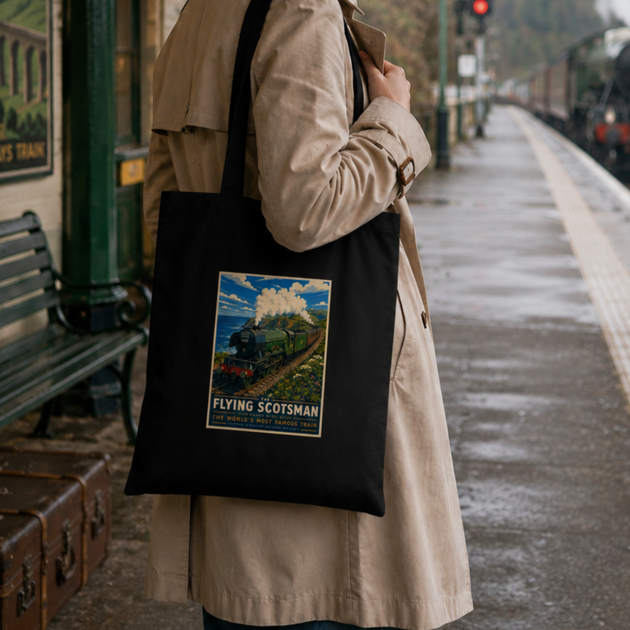 Steam Train Legends Tote Bag