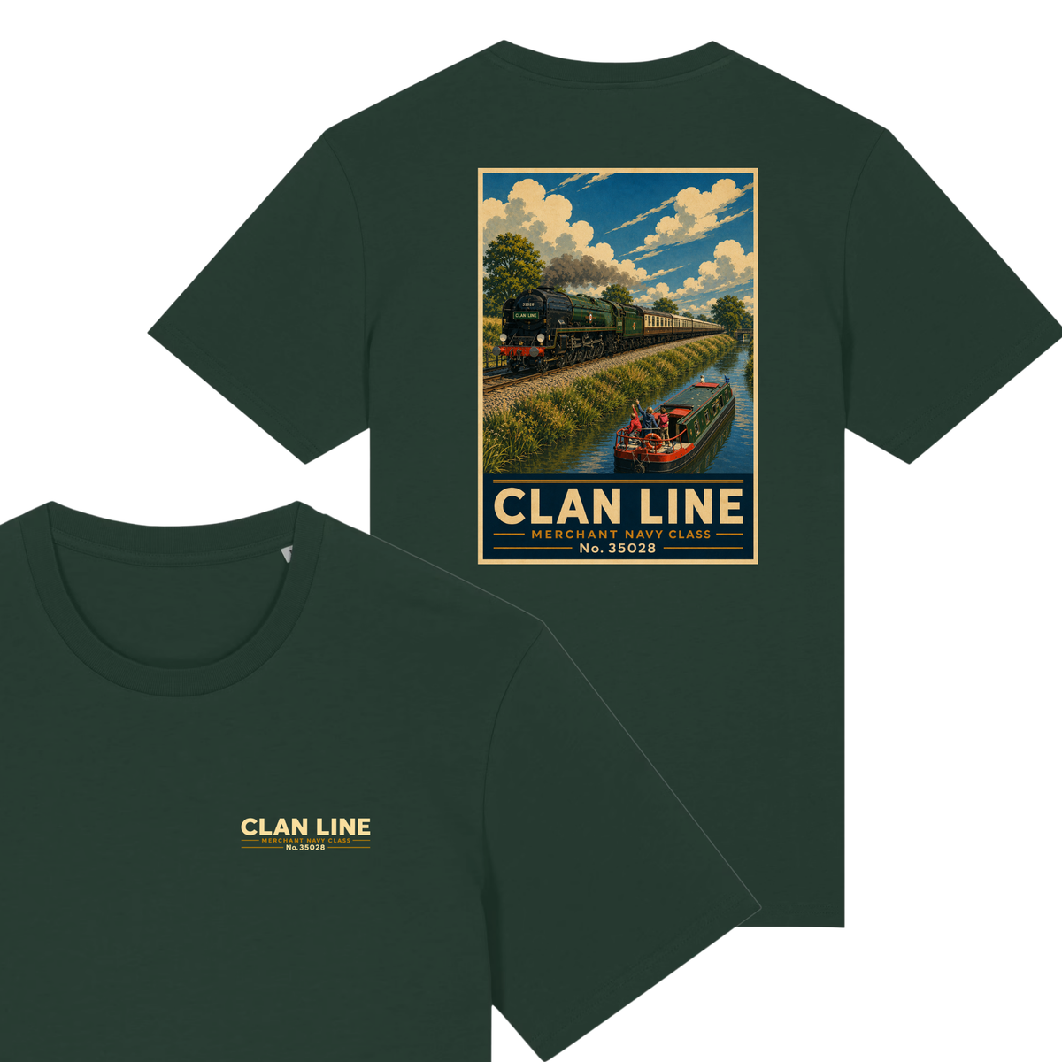 Clan Line Steam Train T-shirt