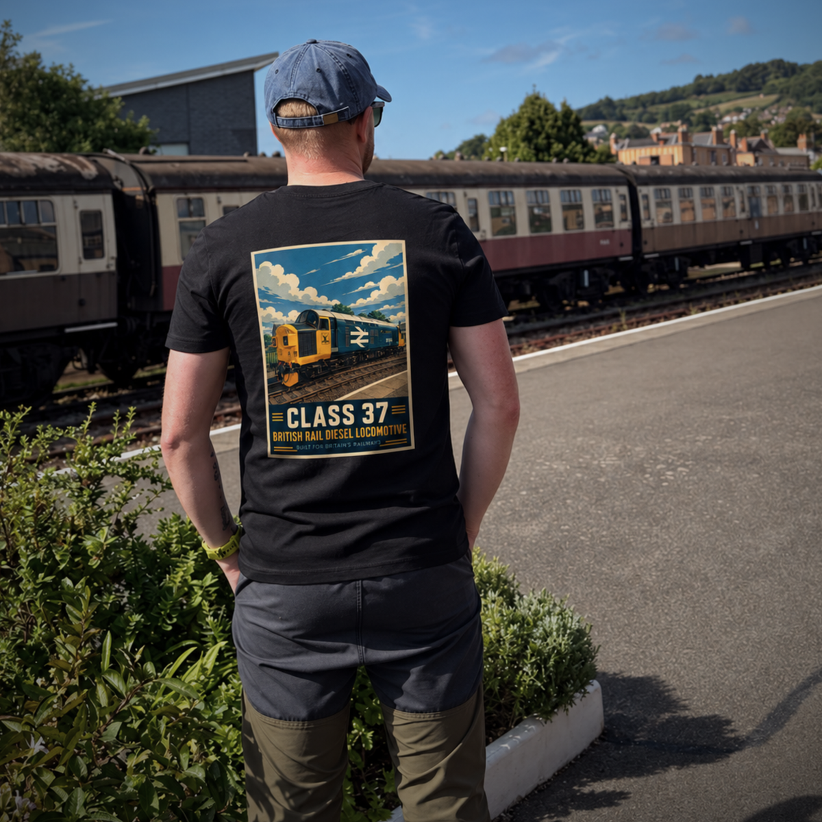 Class 37 Diesel Train T-shirt