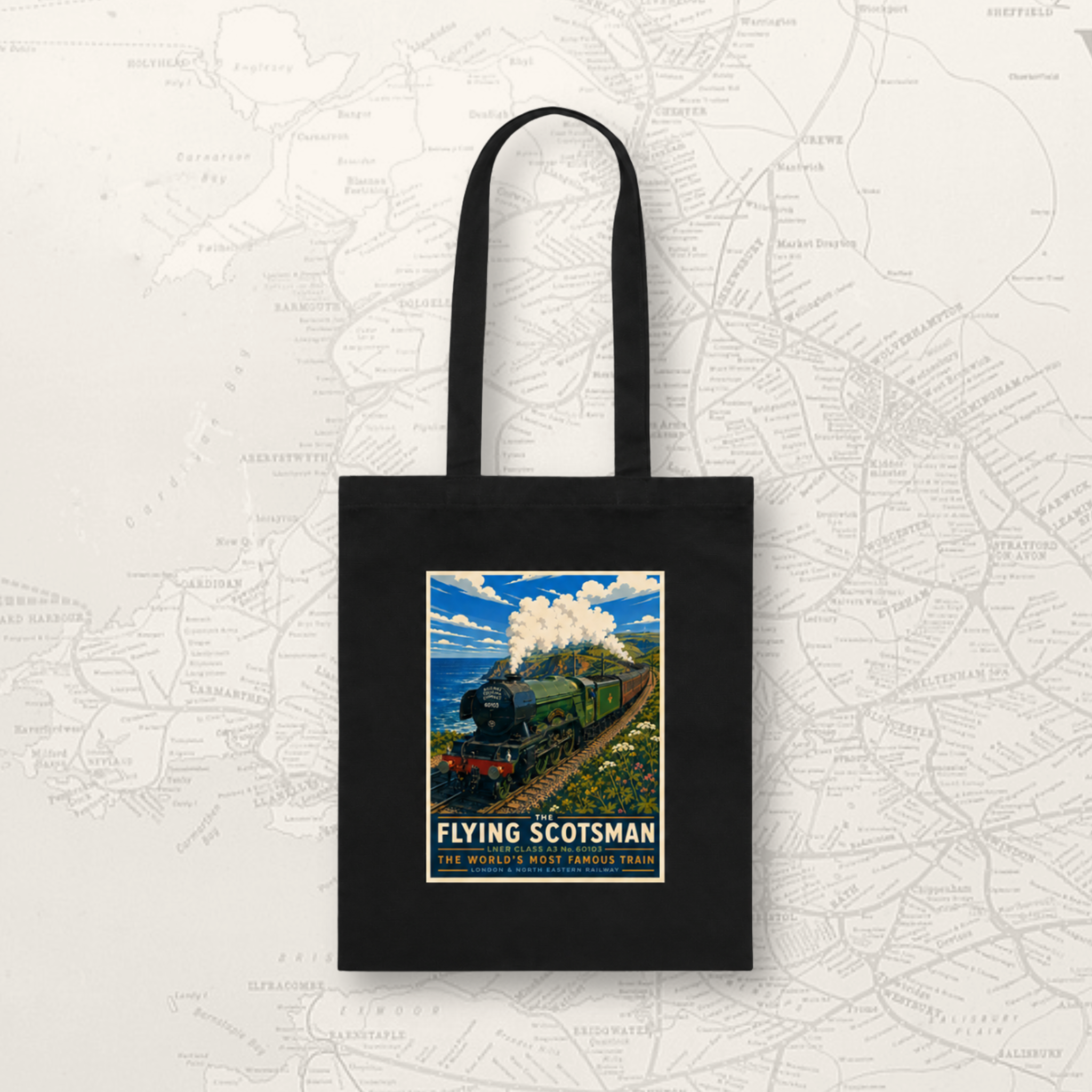Steam Train Legends Tote Bag