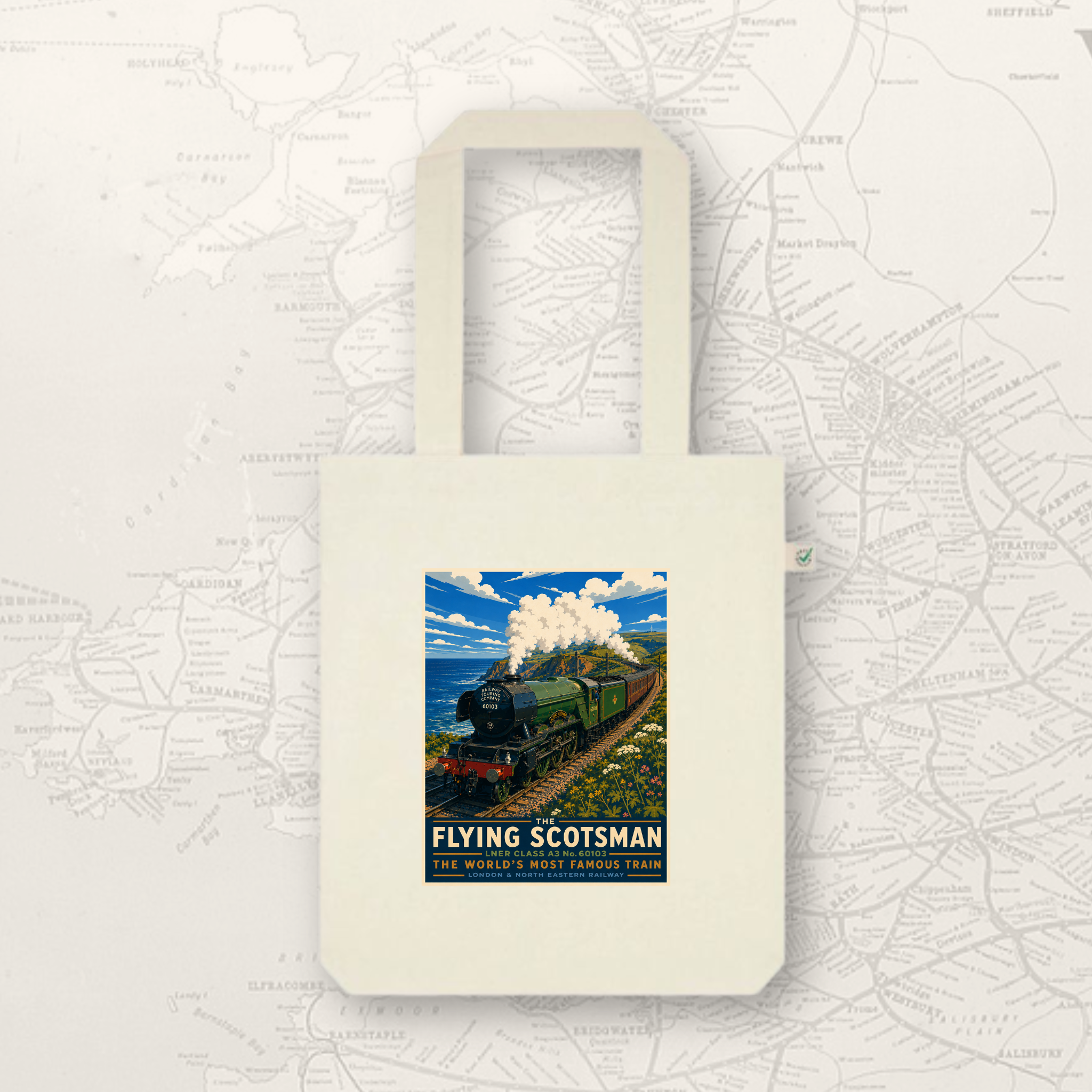 Steam Train Legends Tote Bag