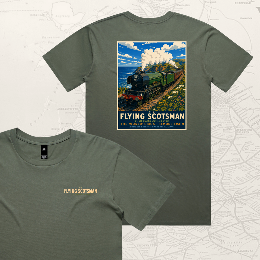Flying Scotsman Train T-shirt