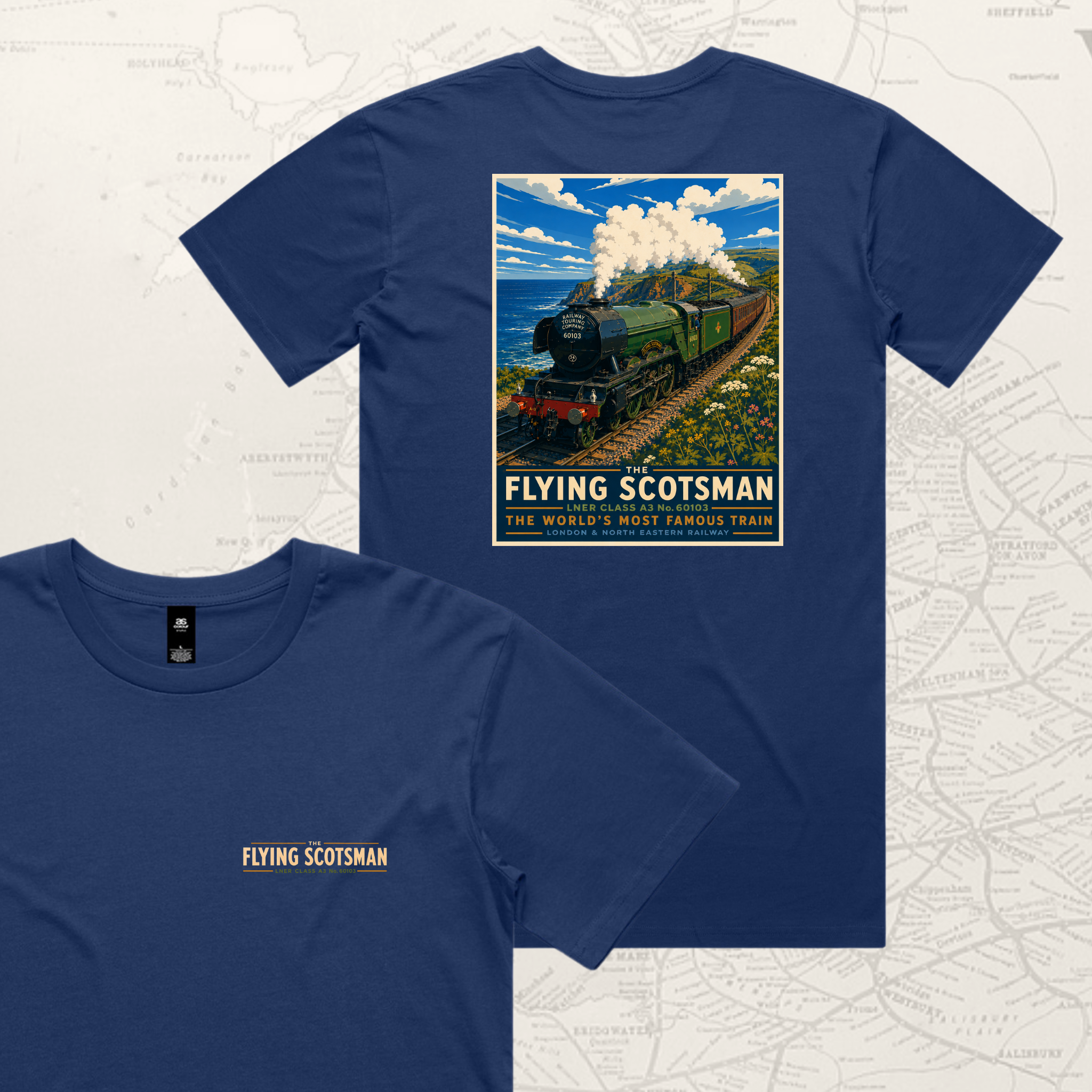 Flying Scotsman Train T-shirt