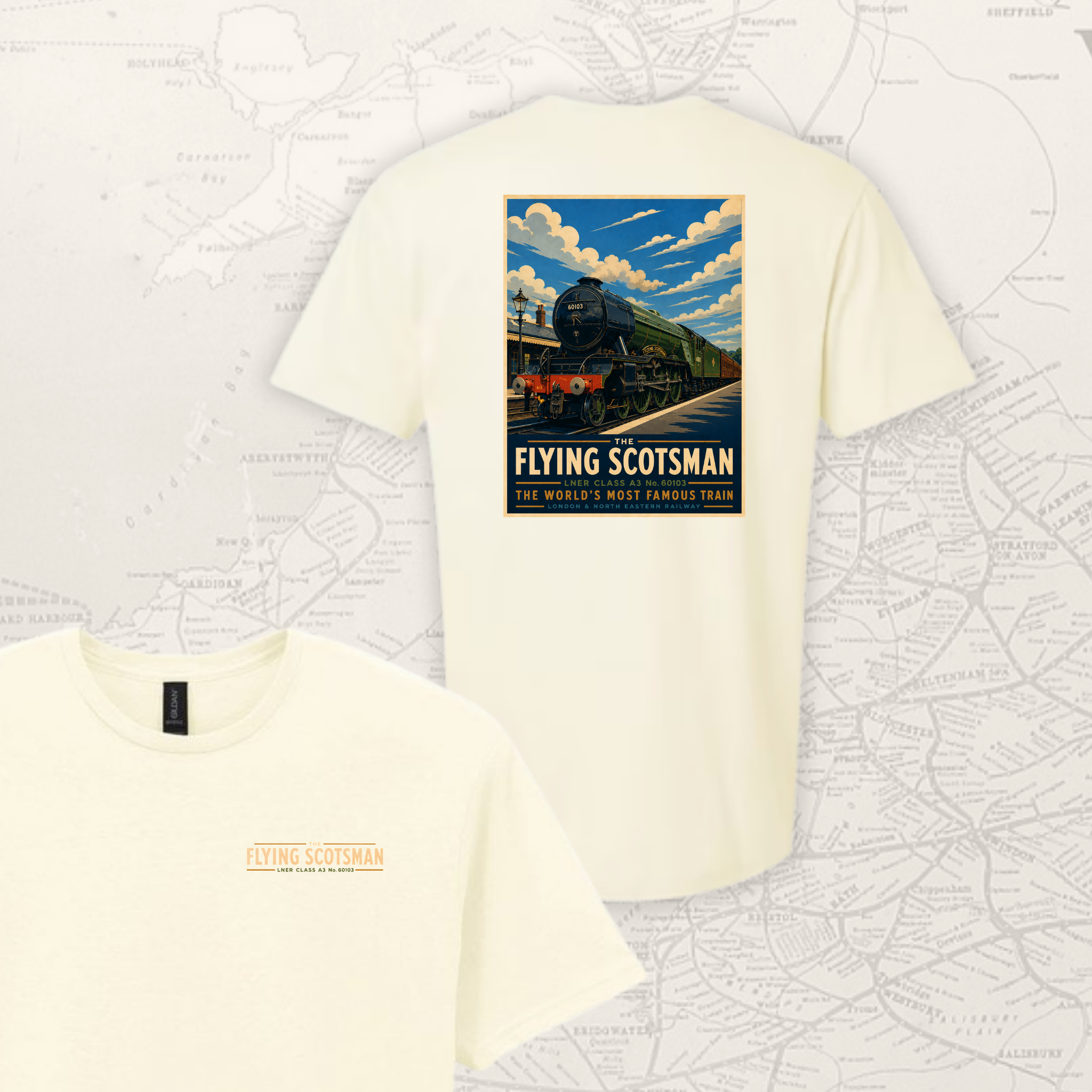 Flying Scotsman Train T-shirt