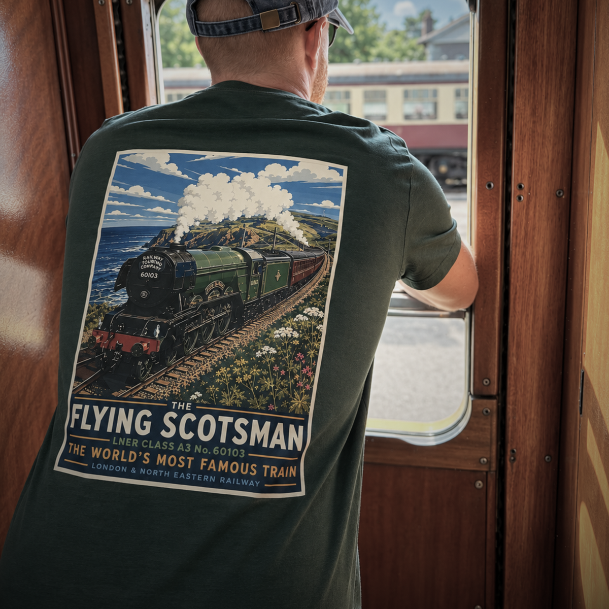 Flying Scotsman Train T-shirt