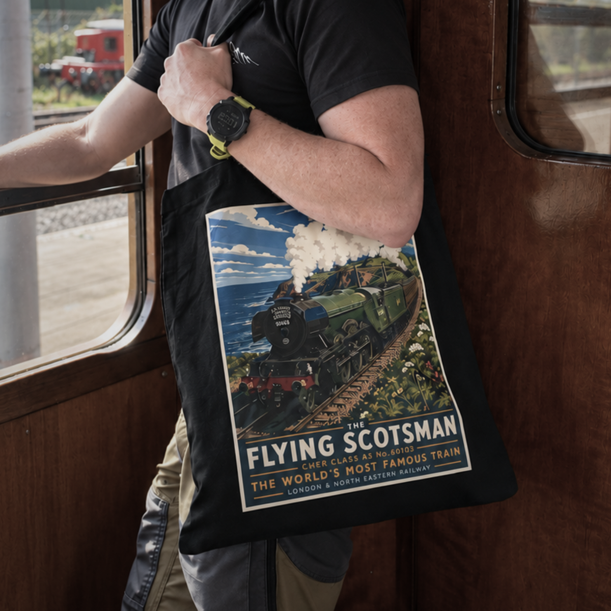 Steam Train Legends Tote Bag
