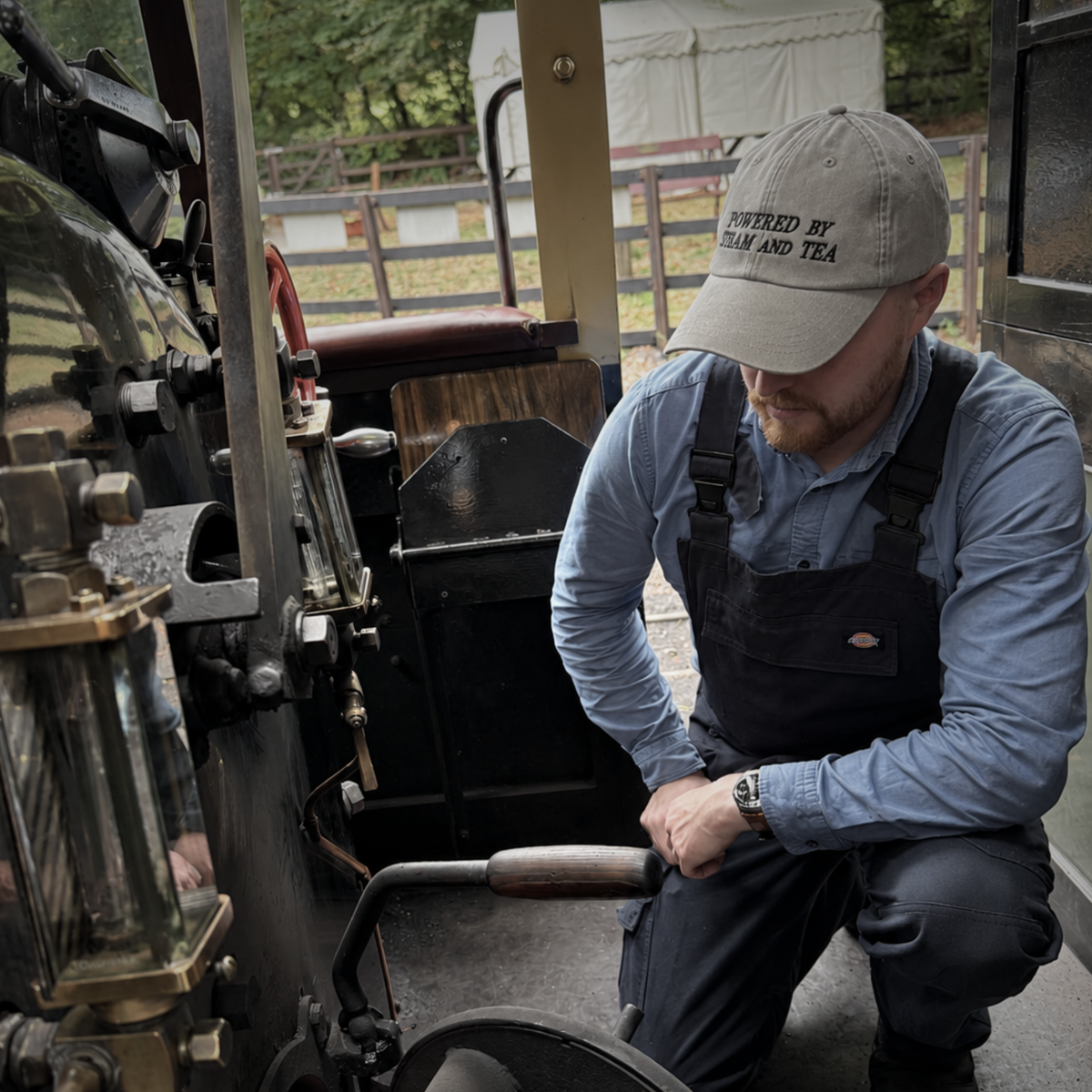Steam train cap sand