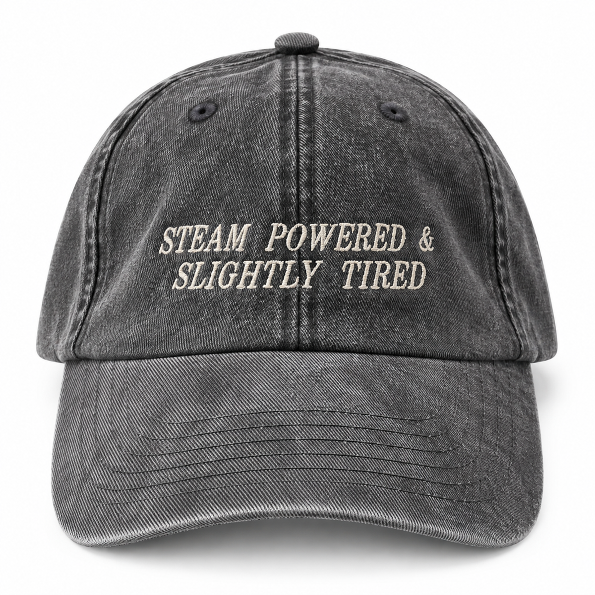 Steam train cap black