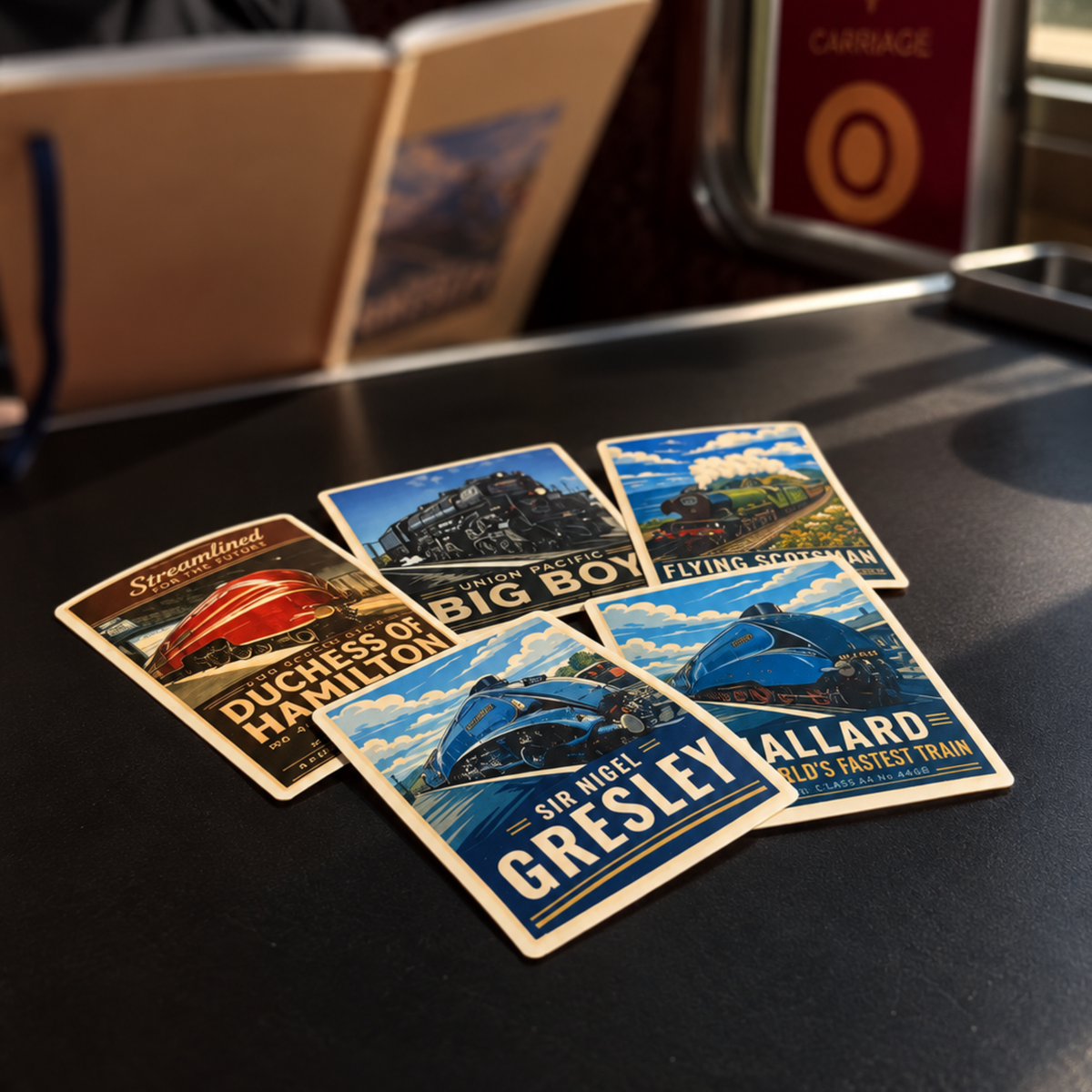 Steam Train legends sticker pack