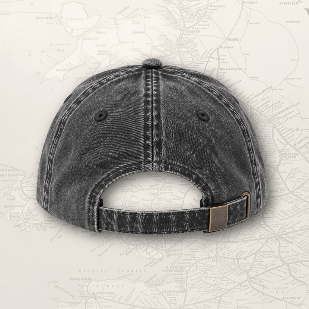 Steam train cap black
