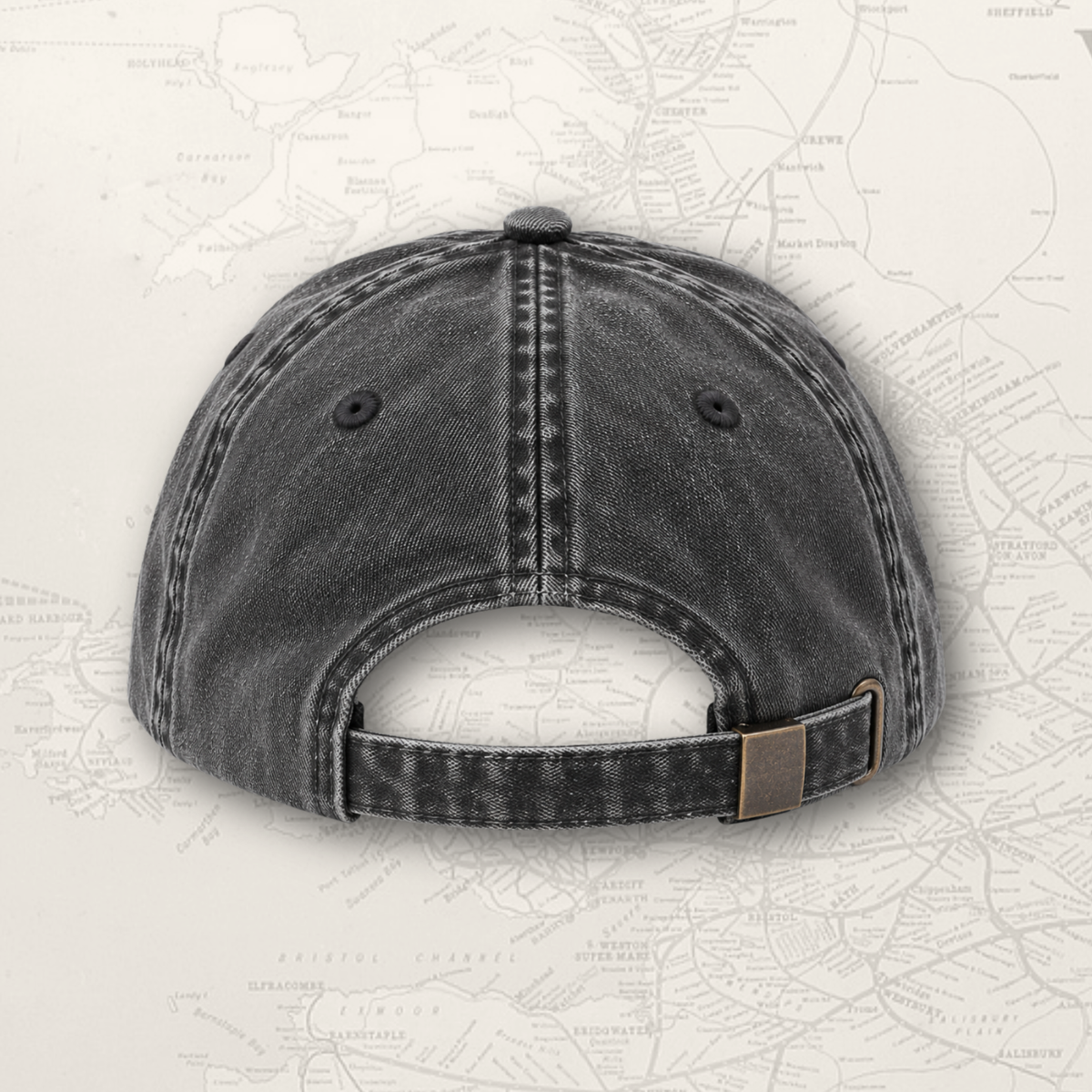 Steam train cap black